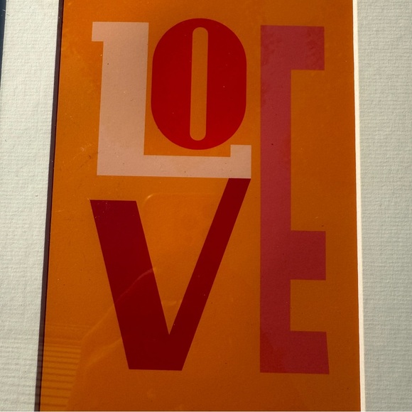 Framed Graphic Art Print ‘Love’ in Black Frame 13x9in - Picture 5 of 13